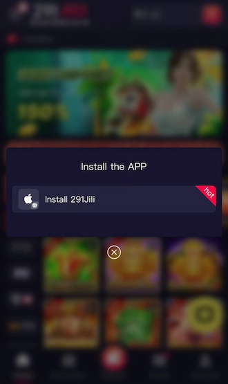 Step 2: The system will display an app download information panel, here you click on "Install 219JILI".